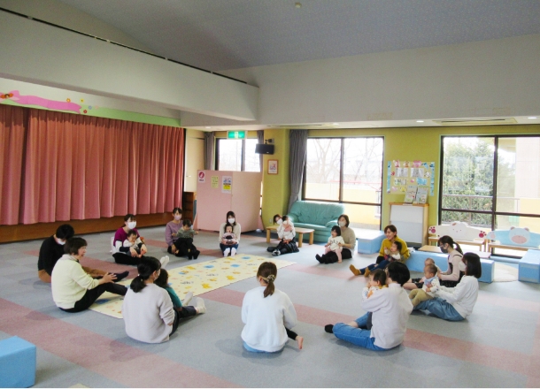 楽しく過ごせる子育てひろば